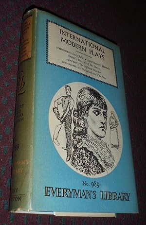 Seller image for International Modern Plays (Everyman's Library Number 989) Lady Julie; Hannele; The Life of the Insects; The Infernal Machine; The Mask and the Face for sale by Pensees Bookshop