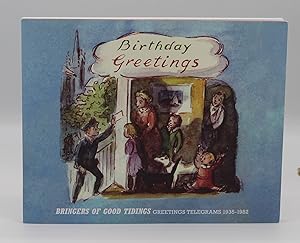 Bild des Verkufers fr Bringers of Good Tidings= Greetings Telegrams= 1935-1982 ++ zum Verkauf von Besleys Books  PBFA