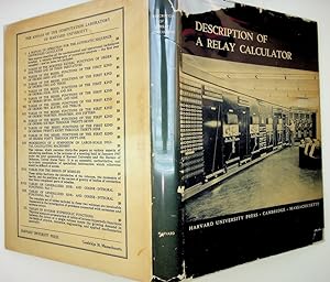 Image du vendeur pour Description of a Relay Calculator mis en vente par Kuenzig Books ( ABAA / ILAB )