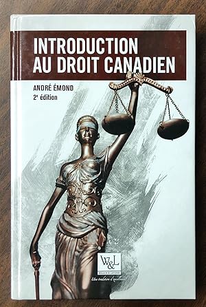 Introduction au droit canadien 2e éd.