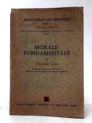 Immagine del venditore per Morale Fondamentale; Theologie Morale Vol. 1 venduto da World of Rare Books