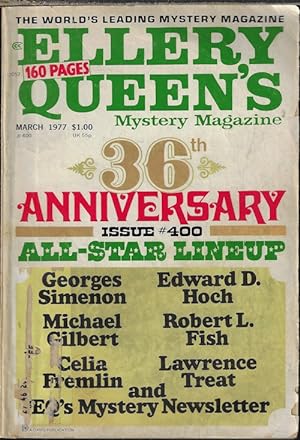 Seller image for ELLERY QUEEN'S Mystery Magazine: March, Mar. 1977 for sale by Books from the Crypt