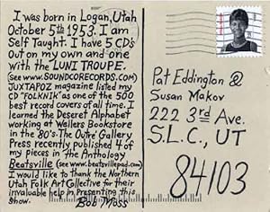 Seller image for Mini Archive of Letters, Postcards, Musings, Photos, and Slides of Art (Especially in the Deseret Alphabet) by Utah Outsider Artist and Musician Bob Moss for sale by Ken Sanders Rare Books, ABAA