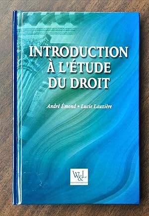 Introduction à l'étude du droit