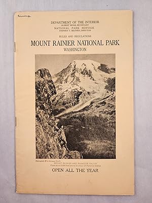 Rule and Regulations Mount Rainier National Park Washington