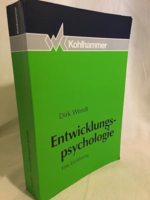 Seller image for Entwicklungspsychologie: Eine Einfhrung. for sale by Versandantiquariat Waffel-Schrder