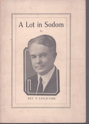 Seller image for A LOT IN SODOM for sale by Neil Shillington: Bookdealer/Booksearch
