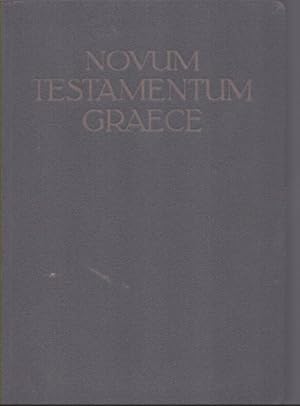 Image du vendeur pour NOVUM TESTAMENTUM GRAECE mis en vente par Neil Shillington: Bookdealer/Booksearch