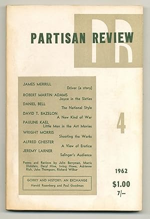 Immagine del venditore per Partisan Review Volume XXIX, Number 4, Fall 1962 venduto da Between the Covers-Rare Books, Inc. ABAA