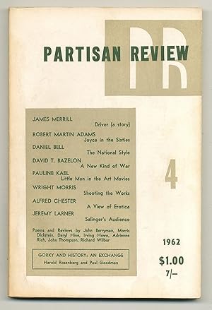 Imagen del vendedor de Partisan Review - Volume XXIX, Number 4, Fall 1962 a la venta por Between the Covers-Rare Books, Inc. ABAA