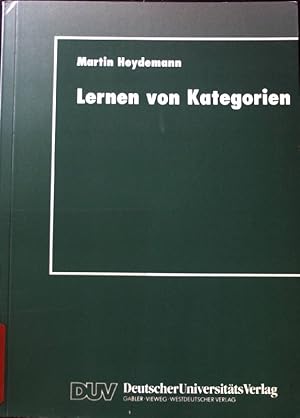 Bild des Verkufers fr Lernen von Kategorien. zum Verkauf von books4less (Versandantiquariat Petra Gros GmbH & Co. KG)