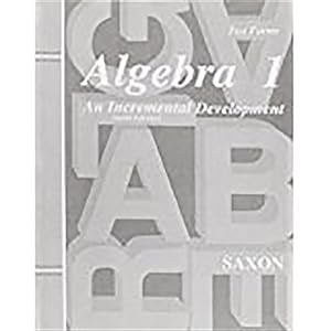 Image du vendeur pour Saxon Algebra 1 Tests Only Third Edition mis en vente par moluna