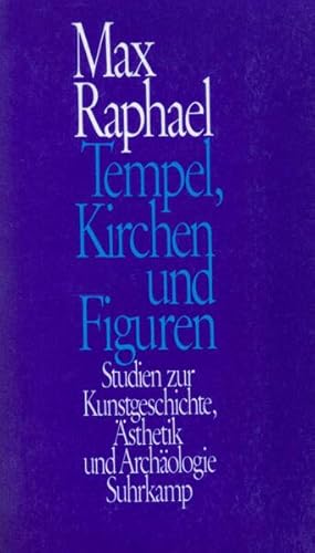 Bild des Verkufers fr Tempel, Kirchen und Figuren: Studien zur Kunstgeschichte, sthetik und Archologie zum Verkauf von Antiquariat Armebooks