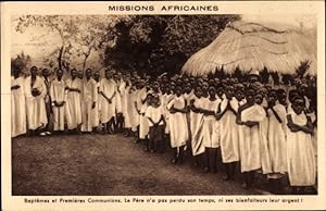 Bild des Verkufers fr Afrikanische Missionen, Taufe und Erstkommunionen zum Verkauf von akpool GmbH