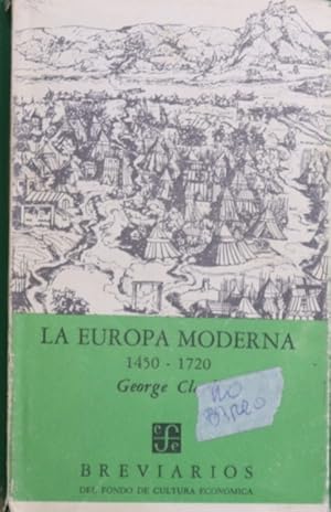 Seller image for La Europa moderna, 1450-1720 for sale by Librera Alonso Quijano