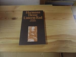 Imagen del vendedor de Unterm Rad : Erzhlung. hermann Hesse / suhrkamp-taschenbcher ; 52 a la venta por Versandantiquariat Schfer