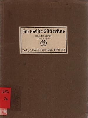 Im Geiste Sütterlins : methodische Ergänzungen zu Sütterlins Neuem Leitfaden für den Schreibunter...