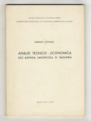 Analisi tecnico - economica dell'azienda limonicola di Bagheria.