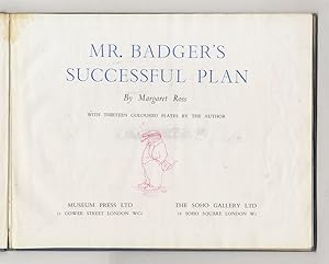 Mr. Badger's Successful Plan. With 13 coloured plates by the author.