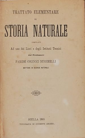 Trattato elementare di storia naturale