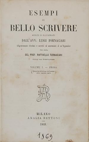 Seller image for Esempi di bello scrivere. Prosa Poesia for sale by FABRISLIBRIS