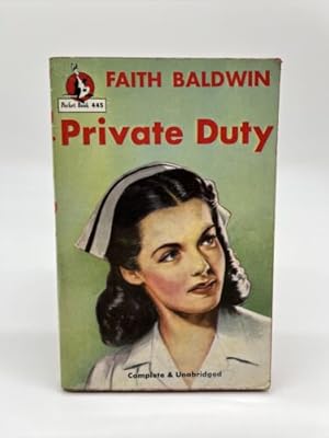 Seller image for Private Duty by Faith Baldwin, Vintage Pocket Books Paperback, 1st Printing 1947 for sale by Dean Family Enterprise