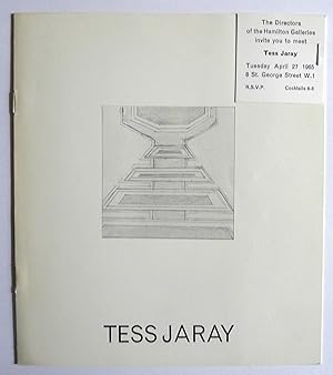 Seller image for Tess Jaray. Paintings. Hamilton Galleries, April 28-May 15, 1965. for sale by Roe and Moore