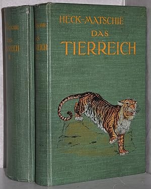 Seller image for Das Tierreich. In zwei Bnden (2 Bnde). M. 1455 Abb. im Text u. 12 Tafeln in Schwarz- u. Farbendruck. for sale by Antiquariat Reinsch