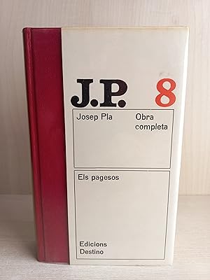 Imagen del vendedor de Els pagesos. Josep Pla. Destino, obra completa 8, 1975. Cataln. a la venta por Bibliomania