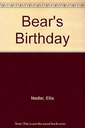 Bild des Verkufers fr Bear's Birthday zum Verkauf von WeBuyBooks