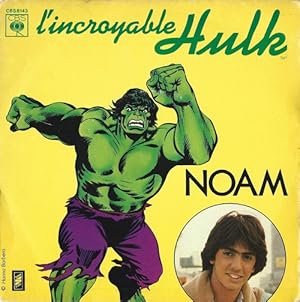 Immagine del venditore per Disque 45 tours : L'Incroyable Hulk. ( Chansons extraites du 33 tours des Super Hros ). venduto da Librairie Victor Sevilla