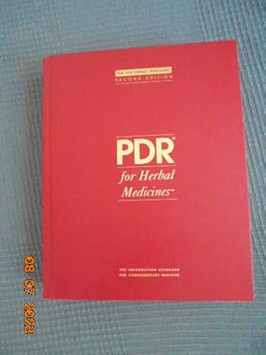 Image du vendeur pour PDR for Herbal Medicines : The Information Standard for Complementary Medicine mis en vente par Les Livres des Limbes