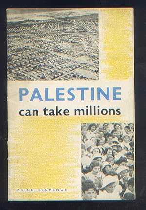 Bild des Verkufers fr Palestine Can Take Millions zum Verkauf von librairie du bois