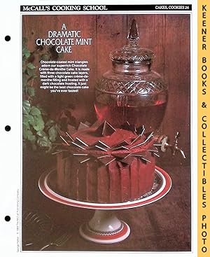 McCall's Cooking School Recipe Card: Cakes, Cookies 26 - Crème-de-Menthe Chocolate Cake : Replace...