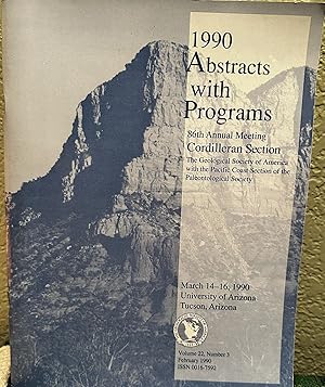 Seller image for 1990 Abstracts with Programs 86th Annual Meeting Cordilleran Section, Volume 22, Number 3 for sale by Crossroads Books