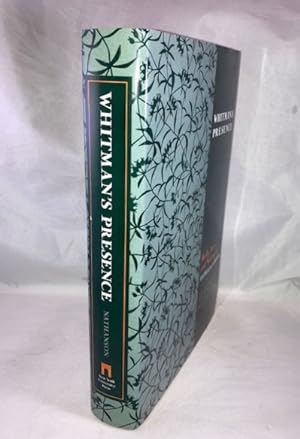 Immagine del venditore per Whitman's Presence: Body, Voice, and Writing in Leaves of Grass venduto da Great Expectations Rare Books