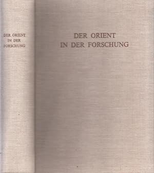 Bild des Verkufers fr Der Orient in der Forschung - Festschrift fr Otto Spies. zum Verkauf von Antiquariat Carl Wegner