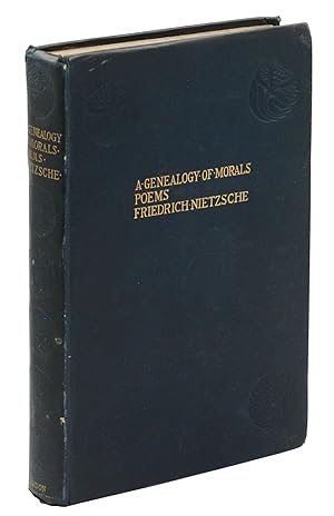 Bild des Verkufers fr A Genealogy of Morals. Poems zum Verkauf von Burnside Rare Books, ABAA