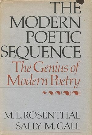 Seller image for The Modern Poetic Sequence: The Genius of Modern Poetry for sale by Kenneth A. Himber