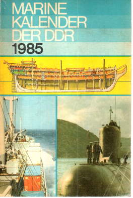 Marine-Kalender der DDR 1985.