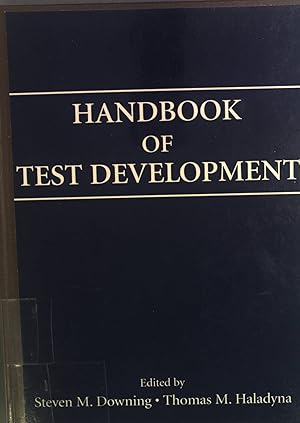 Image du vendeur pour Handbook of Test Development. mis en vente par books4less (Versandantiquariat Petra Gros GmbH & Co. KG)