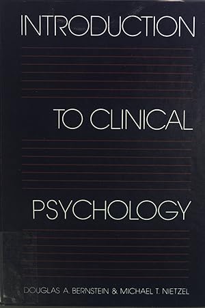 Seller image for Introduction to Clinical Psychology. for sale by books4less (Versandantiquariat Petra Gros GmbH & Co. KG)