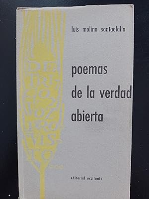 Imagen del vendedor de POEMAS DE LA VERDAD ABIERTA a la venta por FELISBERTA LIBROS