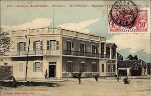 Ansichtskarte / Postkarte Rufisque Senegal, Banque de l'Afrique occidentale