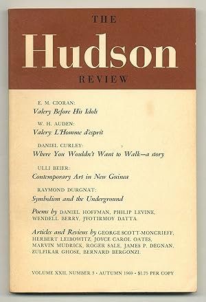 Bild des Verkufers fr The Hudson Review - Volume XXII, Number 3, Autumn 1969 zum Verkauf von Between the Covers-Rare Books, Inc. ABAA