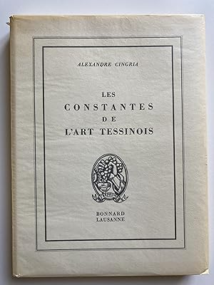 Image du vendeur pour Les constantes de l'art tessinois. mis en vente par ShepherdsBook