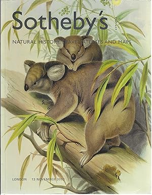 Natural History, Travel, Atlases and Maps: Sotheby's, London 13 November 2003