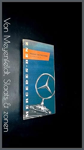Mercedes-Benz Produktionsprogramm der Daimler-Benz A. G.