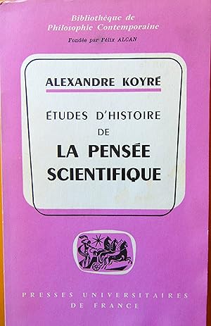 Études dhistoire de la pensée scientifique