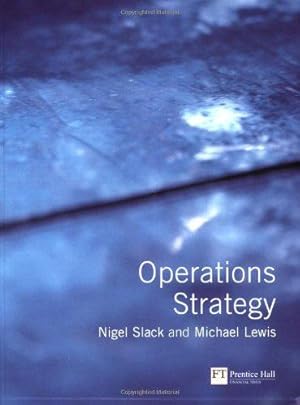 Imagen del vendedor de Operations Strategy a la venta por WeBuyBooks